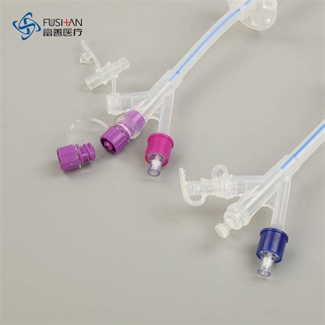 Fushan Nice Quality Medical Disposable Silicone Gastrostomy Tube With