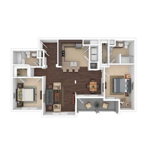 Floor Plans of Eagle Crossing in Dallas, TX