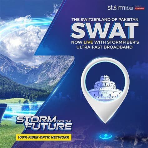 Revolutionizing Tourism: Storm Fiber Unveils High-Speed Internet in SWAT. – Daily The Azb