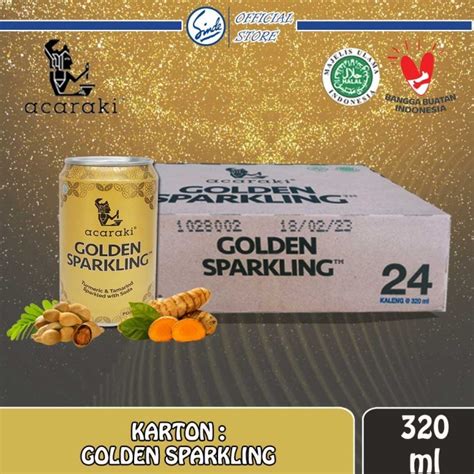 Jual CARTON Acaraki Golden Sparkling Gojek Grab Only Acaraki