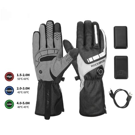 Guantes T Rmicos Con Calefacci N Para Invierno Manoplas Calefactables