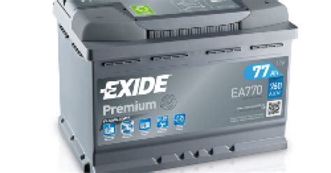 Batterie EXIDE Premium Per Avviamento E Servizi Di Bordo 53Ah 64Ah 77Ah