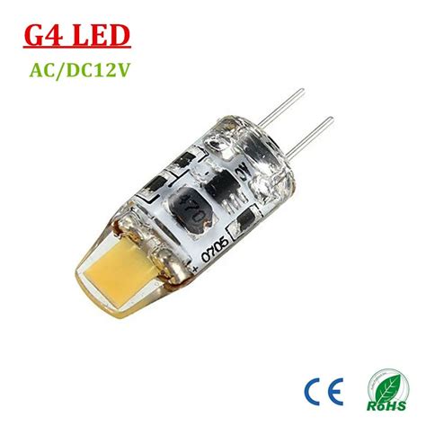 100pack G4 1w Led Halogen Bulb Replacement 2700 6500k No Dim 1 Smd 0705