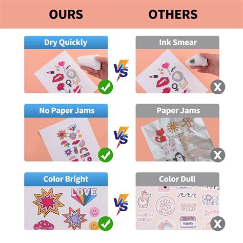 Snapklik Htvront Printable Vinyl Sticker Paper Sheets Glossy