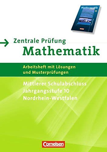 Mathematik Real Schuljahr Zentrale Pr Fung F R Den Mittleren