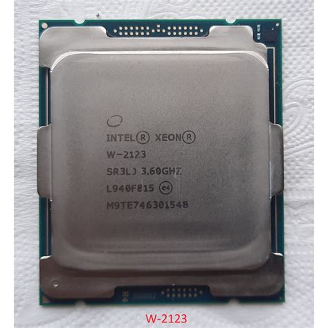 CPU Intel Xeon W-2123 W-2133 W-2140B soket FCLGA2066 Dùng cho:Lenovo ...