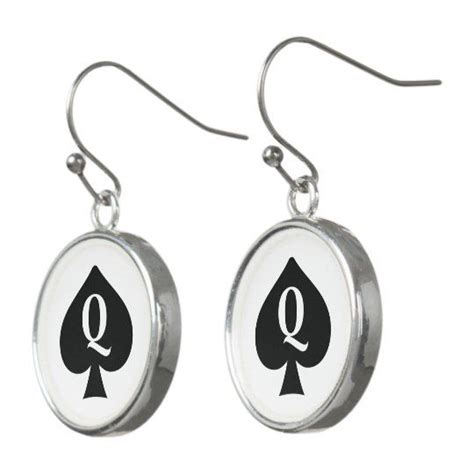 Queen Of Spades Earrings