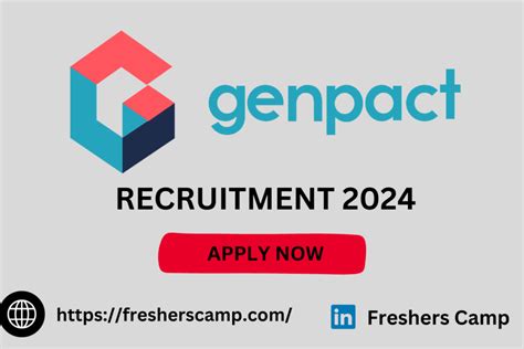 Genpact Off Campus Freshers Placement 2024 Recruitment For Management