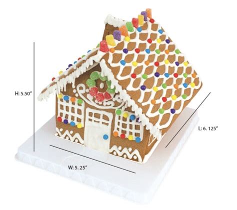 Pre Baked Gingerbread Kit Build Your Own Gingerbread House Pieces 1