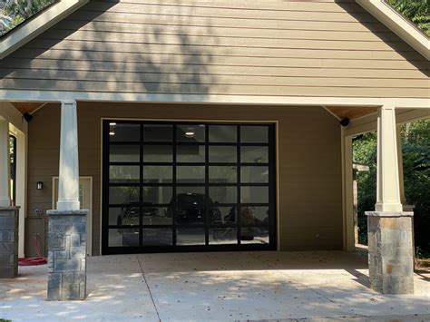 Dream Garage W/ Glass Garage Door Woodstock GA