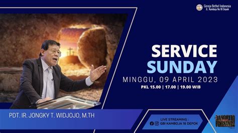 LIVE STREAMING IBADAH VI GBI KAMBOJA MINGGU 9 APRIL 2023 Pdt Ir