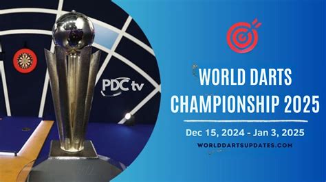 Darts World Championship 2025 Dates And Schedule Nadia Jasper