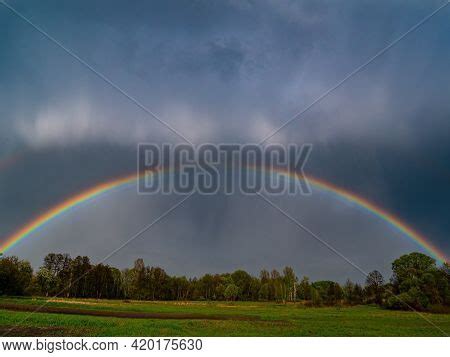 Rainbow Rain Clouds Image & Photo (Free Trial) | Bigstock