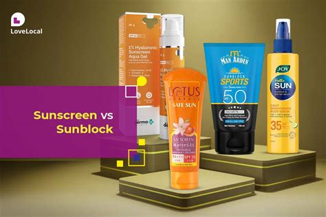 Sunscreen Vs Sunblock Everything You Should Know Lovelocal