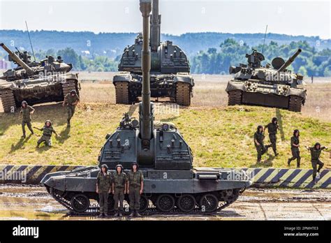 Self Propelled Artillery Installation S M Msta S Of The Russian Army