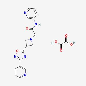 N Pyridin 3 Yl 2 3 3 Pyridin 3 Yl 1 2 4 Oxadiazol 5 Yl Azetidin 1