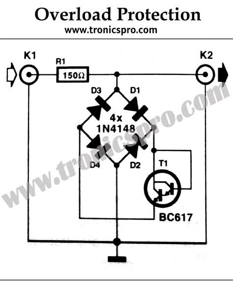 Motor Overload Protection Circuit Diagram