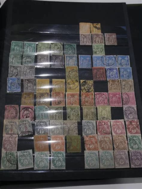 FRANCE LOT De 150 Timbres Neufs Et Obliteres Tres Anciens Bonne Cote