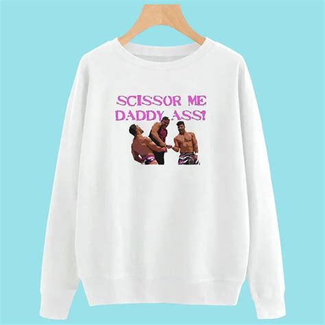 Pro Wrestling Scissor Me Daddy Ass Shirt Store Cloths