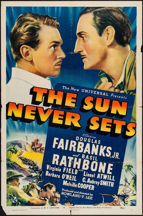 The Sun Never Sets Universal One Sheet Old Movie Posters