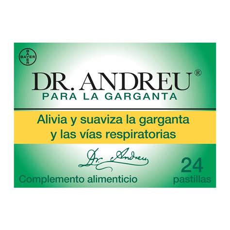 Comprar Dr Andreu Alivia Y Suaviza La Garganta Pastillas Online