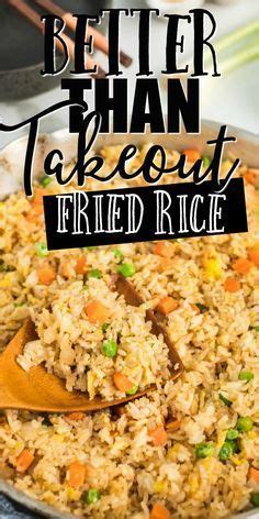 Better Than Take Out Fried Rice Easy Rice Recipes Rice Side Dish