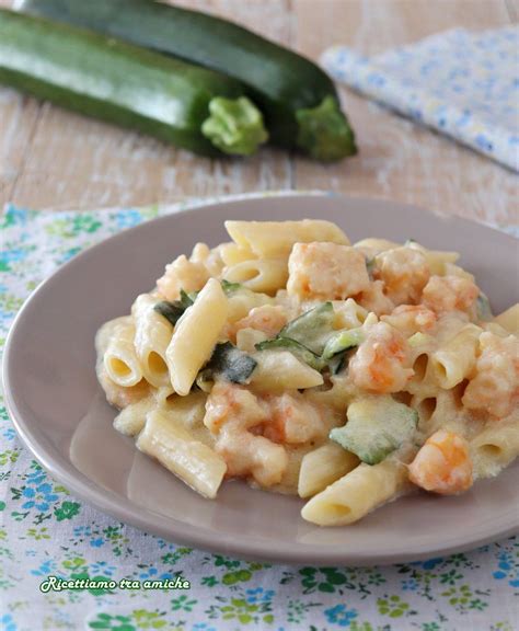 Pasta Cremosa Con Zucchine E Gamberetti Artofit