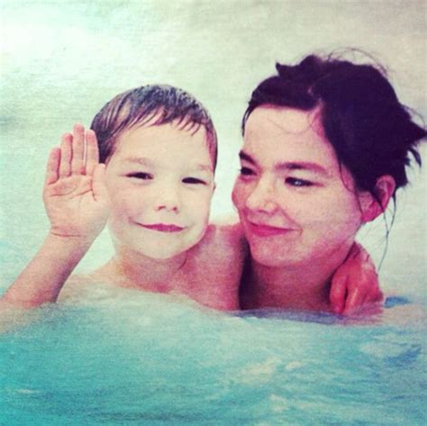 Bjork & her son, Jurgen. | Celebrities, Photography, People