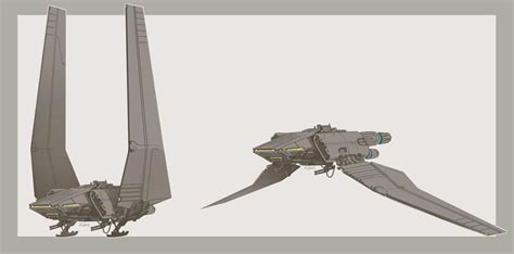 Upsilon Class Command Shuttle Star Wars And More Drawn By Ruben