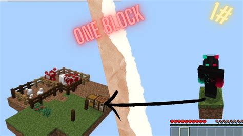 ماين كرافت ون بلوك 1 البداية Minecraft One Block Youtube