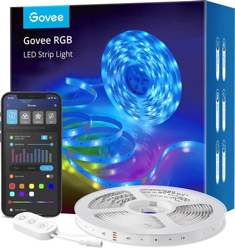 Govee Striscia LED 5 Metri Smart WiFi Striscia LED RGB Compatibile