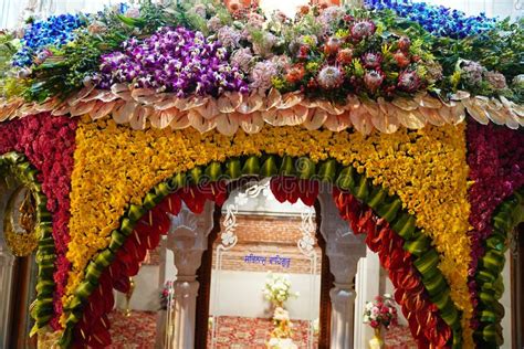 Sri Harmandir Sahib Decorated With Millions Of Flowers For Prakash