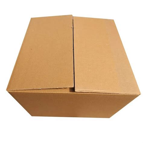 Brown Rectangular 5 Ply Plain Corrugated Box Size Lxwxh Inches