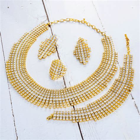 Luxury Gold Plated 4 Piece Jewelry Set From Editor Picks