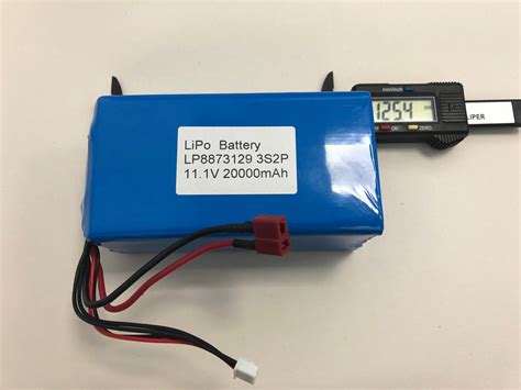 Large Lipo Battery Pack Lp8873129 111v 3s2p 20000mah