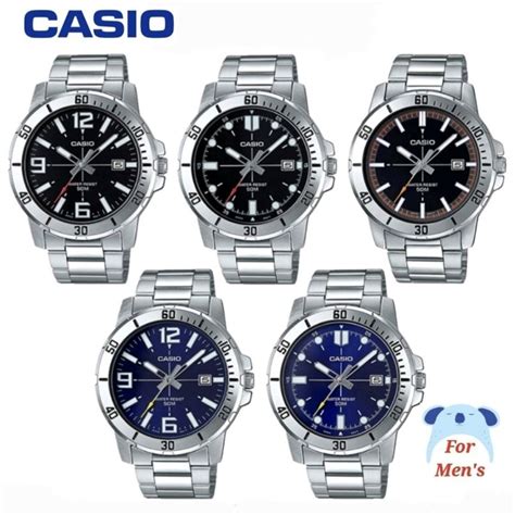 Casio Men Watches MTP-VD01D Original Jam Lelaki Casio MTP-VD01D-1B MTP ...