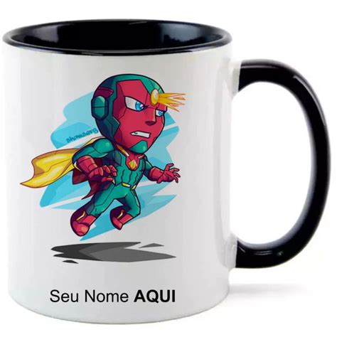 Caneca Personalizada Vis O Caneca Vingadores Marvel Elo