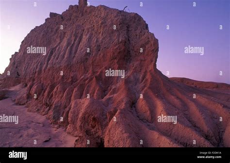 Part Of The Great Wall Of China In The Mungo National Park Willandra