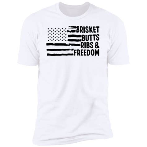 BBQ American Flag Brisket Butts Ribs And Freedom Sweatshirt