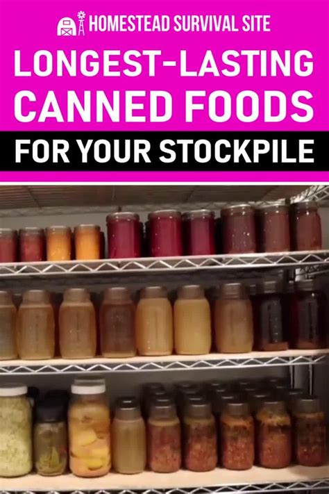 Longest Lasting Canned Foods For Your Stockpile Artofit