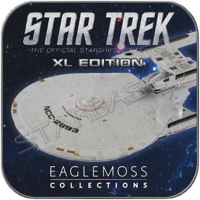 U S S STARGAZER NCC 2893 EAGLEMOSS XL EDITION STAR TREK STARSHIP