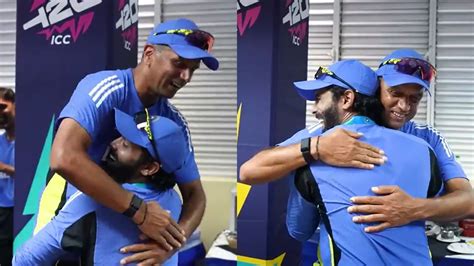 Watch Ravindra Jadeja Lifts Rahul Dravid Up After Winning Best