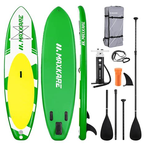 MaxKare Inflatable Paddle Board SUP Stand Up Paddle Board 6 inches Thick Board with Accessories ...