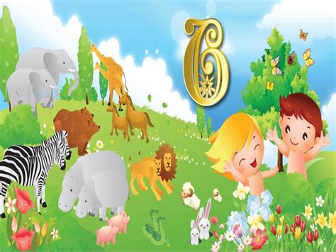 Дни творения - шестой день творения - создание человека, человек, люди ...