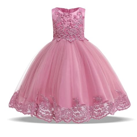 Vestido De Princesa Con Lazo De Encaje Para Ni As Vestidos De Fiesta De