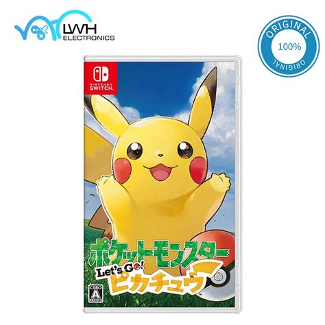 Nintendo Switch Game Pokemon Let Go Pikachu Let Go Eevee Vqh Shopee Philippines