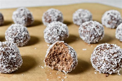 Swedish Chocolate Balls Chokladbollar No Bake Vegan Recipe