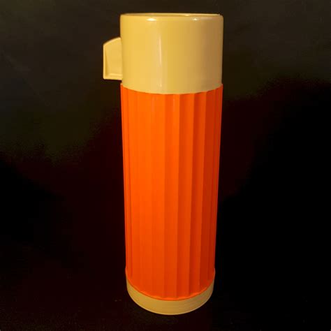 Bouteille Isotherme Vintage Aladdin Orange Plastique