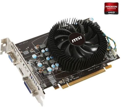 MSI RADEON HD 6770 - 1 GB GDDR5 - PCI-Express 2 1 (R6770-MD1GD5) PCI ...