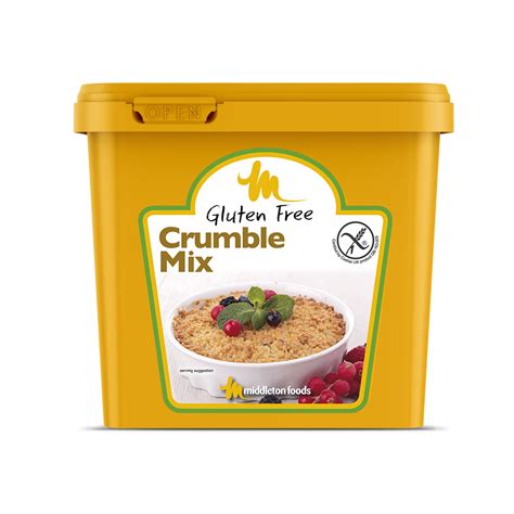 Gluten-Free Crumble Mix - Perfect for Desserts | Middleton Foods